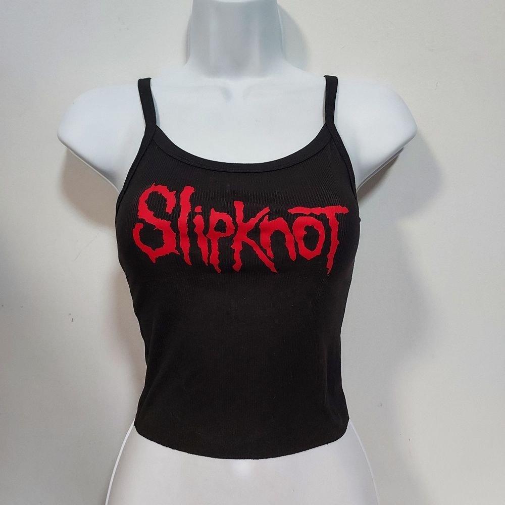 Slipknot crop top slipknot tank top deftones shirt numetal alice in chains tool…